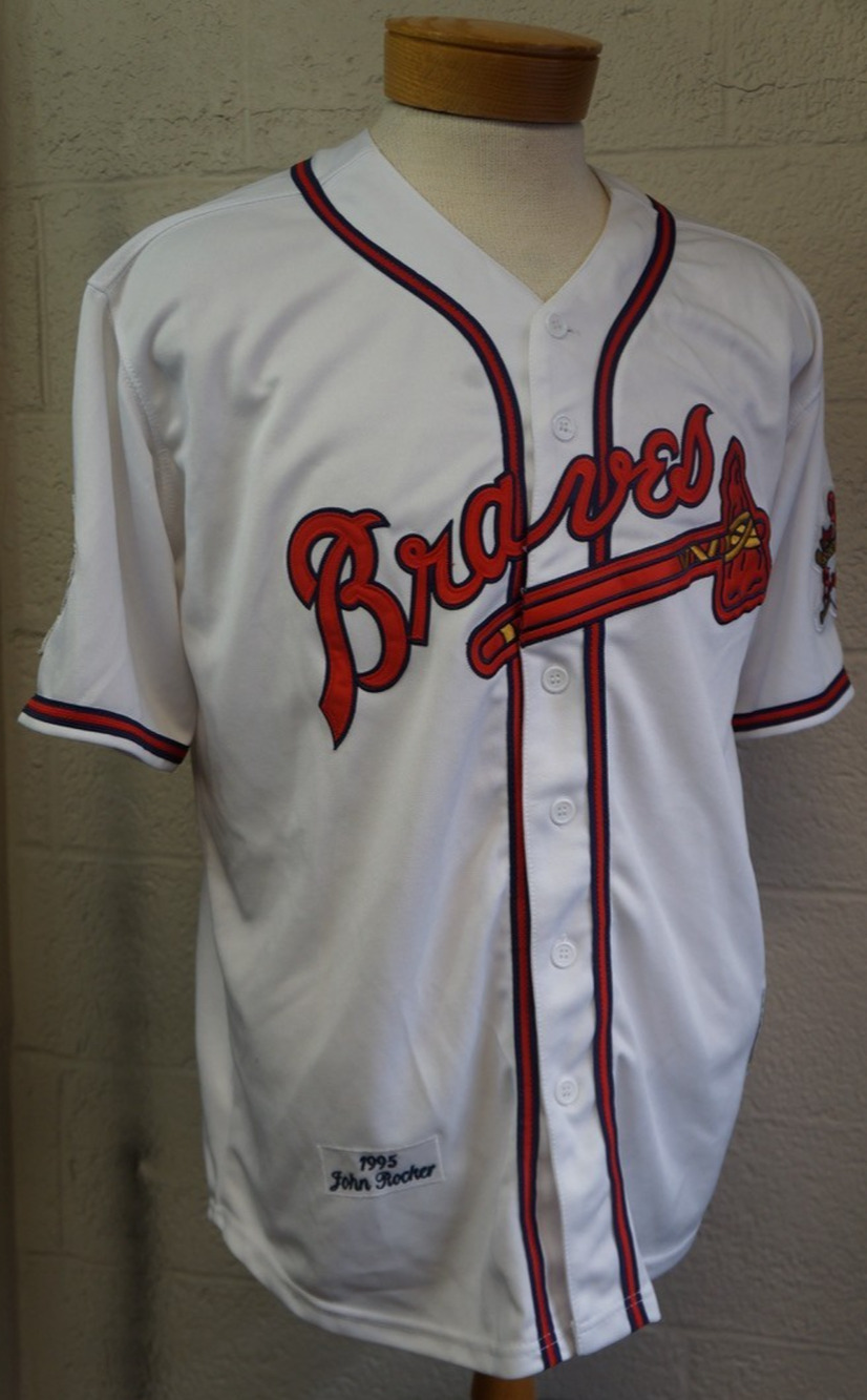 Mitchell & Ness John Rocker #49 Atlanta Braves Cooperstown Jersey White Size 44